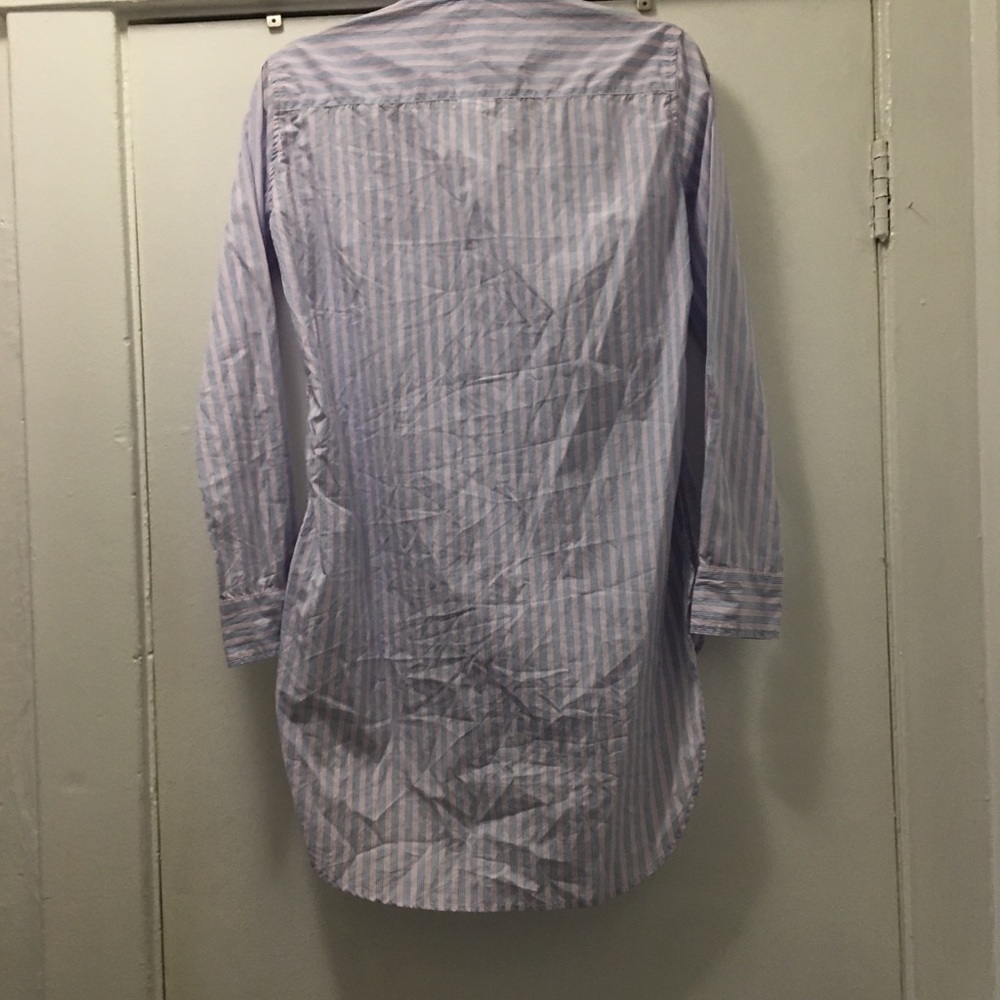 Frank & Eileen pink/blue thin stripe Grayson NWOT - Picture 3 of 13